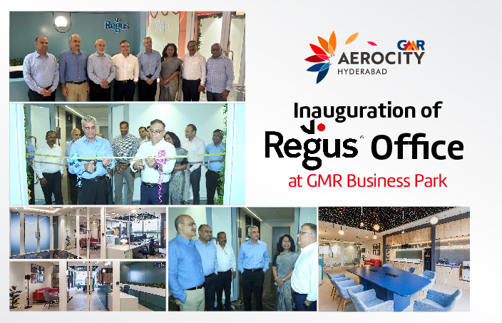 Inauguration of Regus Office at GMR Business Park
