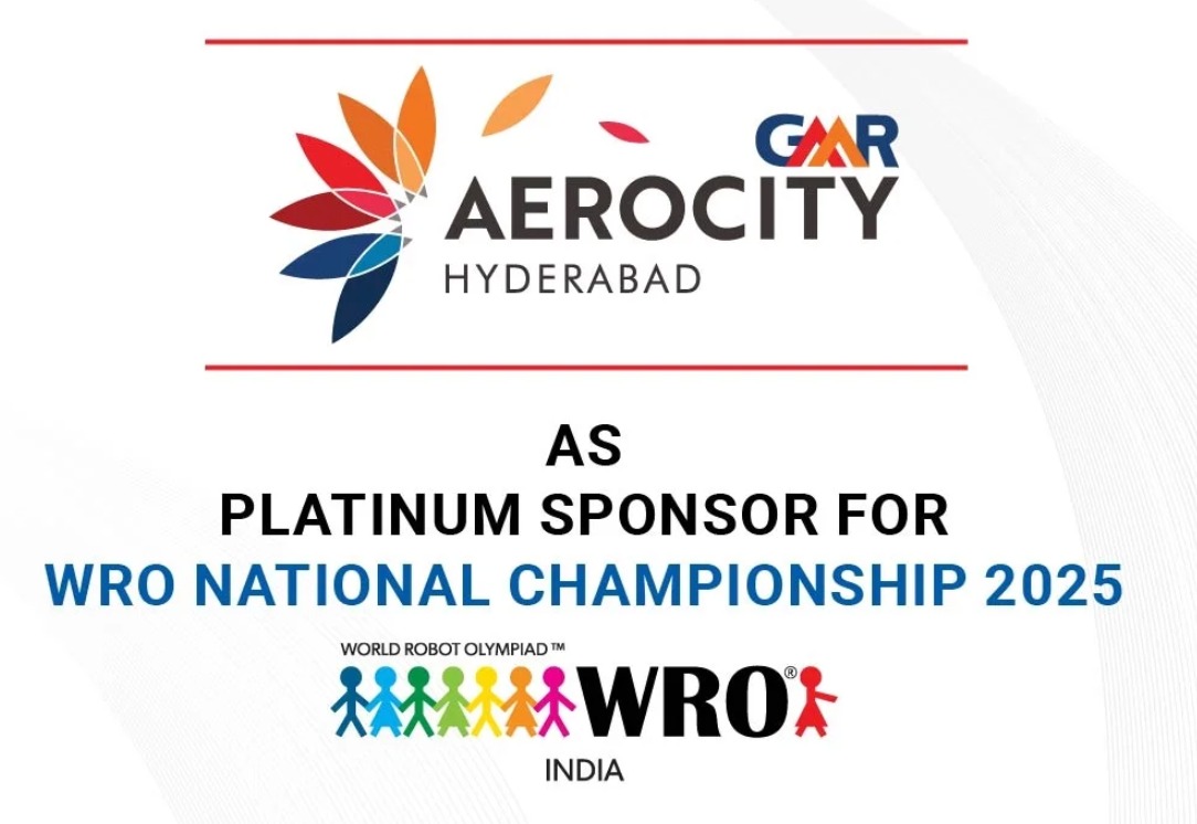 GMR Aerocity Hyderabad as Platinum Sponsor for World Robot Olympiad (WRO) India National Championship 2025